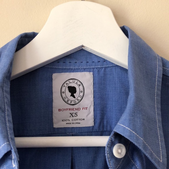 Vintage Talula Oxford Boyfriend Button Down Shirt - Picture 4 of 4